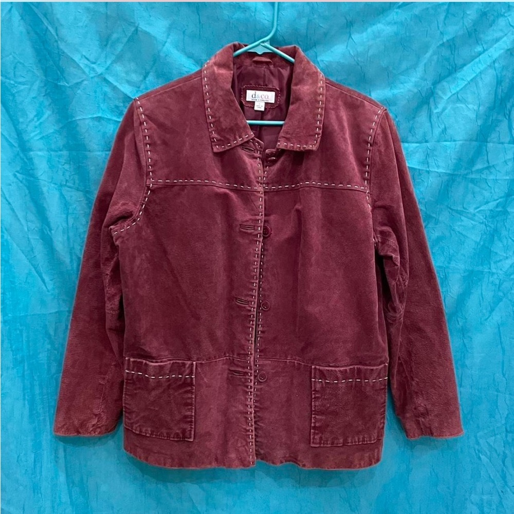 D & Co Burgundy Y2K Jacket